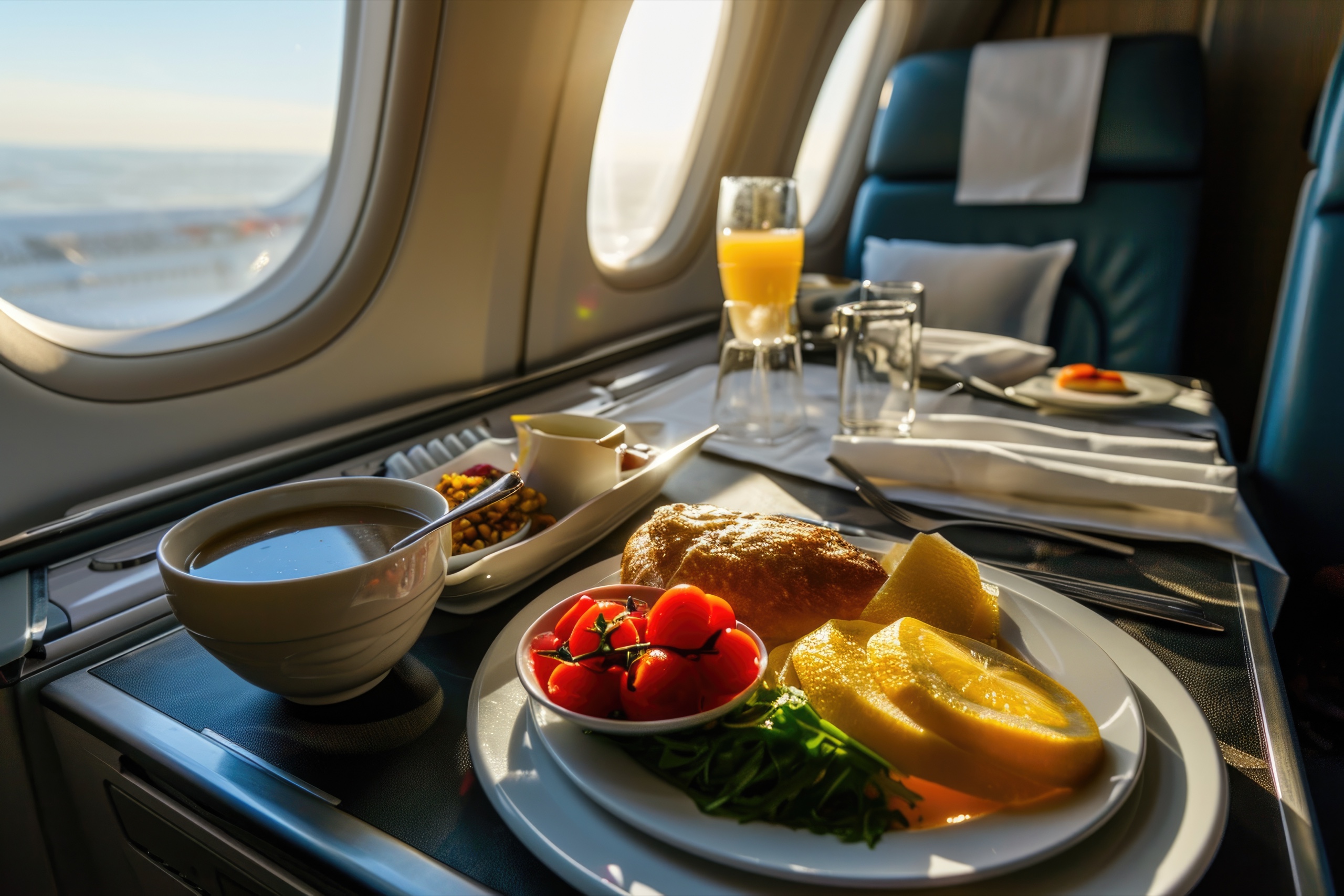 Cabin catering detail